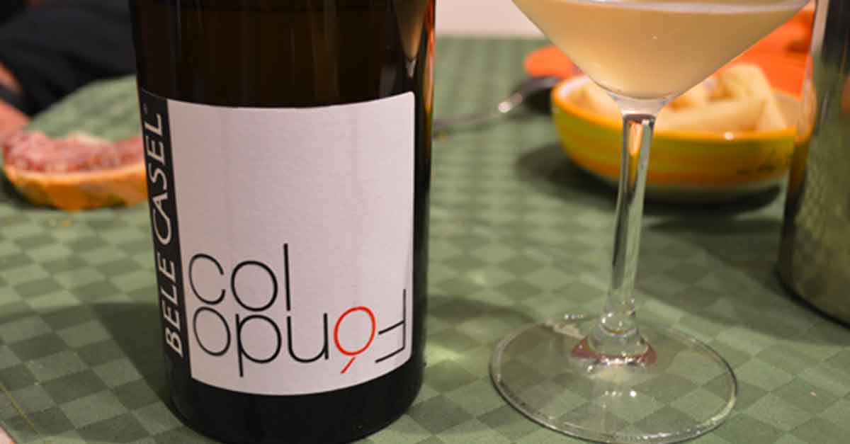 bottiglia vino colfondo